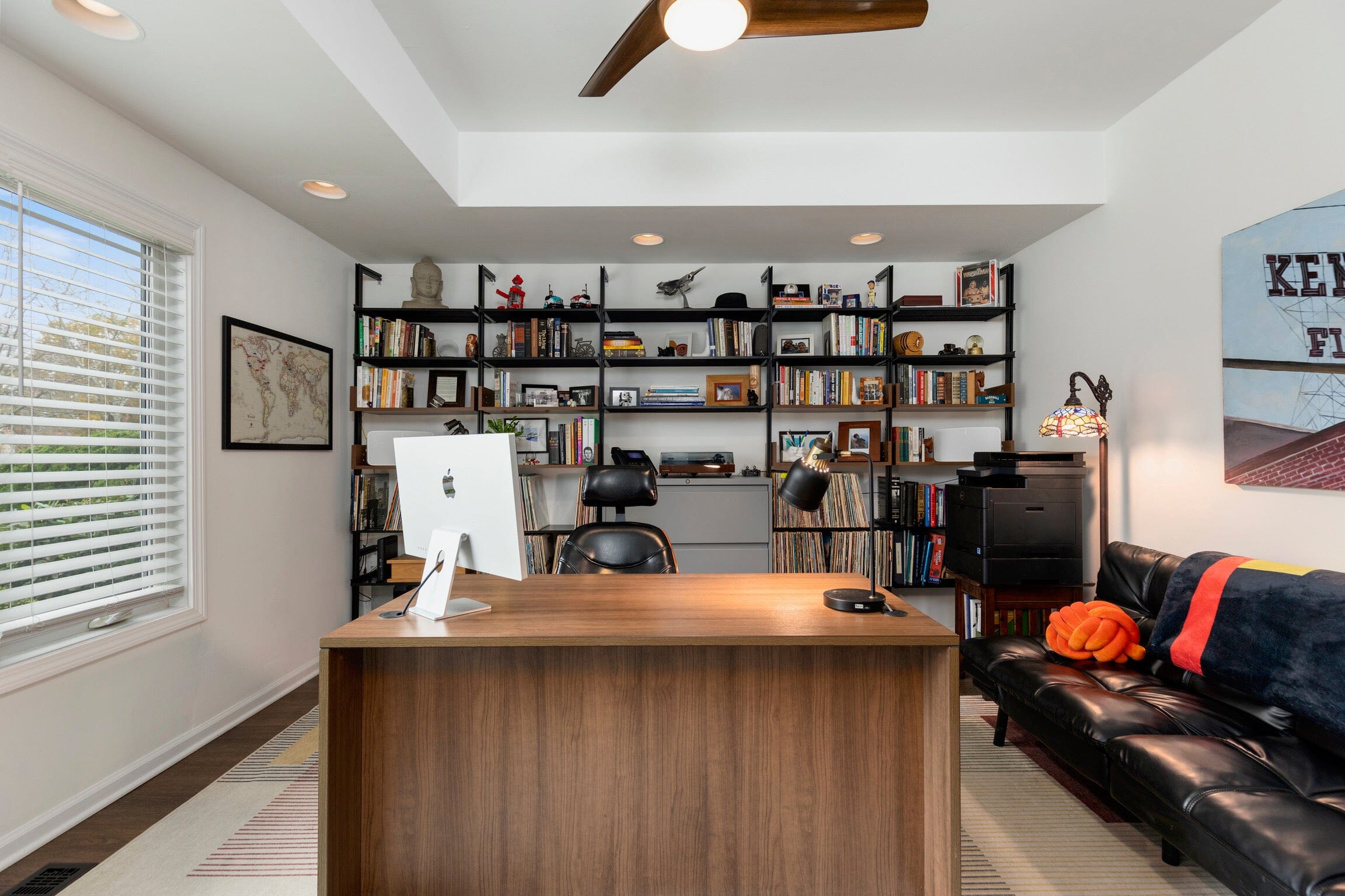 Return Customers Use Shelves for Their Home Office