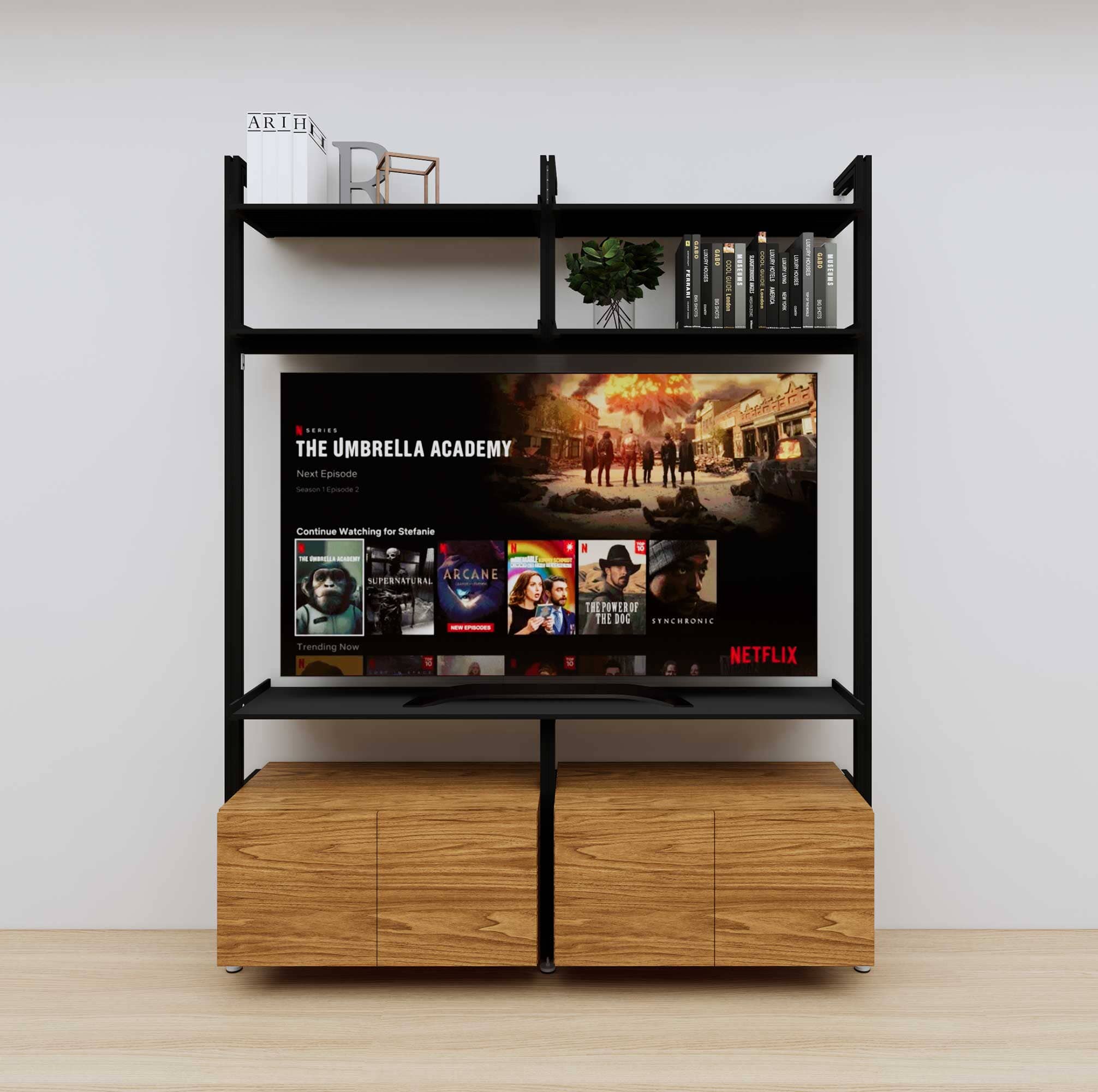 Introducing the Media Unit Display Center Configuration Tool by Modern Shelving Customizable, Eco-Friendly, and Stylish