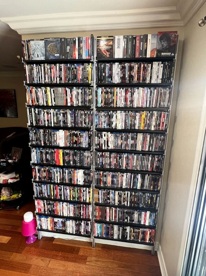 The Perfect DVD Storage Solution – How Jeremiah Flores Upgraded His Collection with Modern Shelving