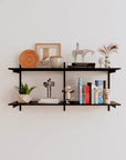 Wall Mounted Shelving Units - 2 Shelf