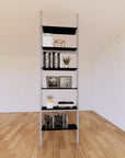 ModShelf Floor to Ceiling Room Divider with Shelves