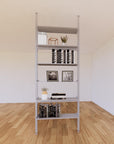 ModShelf Floor to Ceiling Room Divider Shelving w/Cabinets