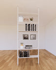 Floor to Ceiling Room Divider Shelving