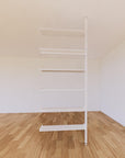 ModShelf Floor to Ceiling Room Divider Shelving w/Cabinets