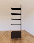 ModShelf Floor to Ceiling Room Divider Shelving w/Cabinets