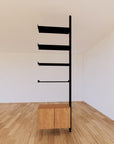 ModShelf Floor to Ceiling Room Divider Shelving w/Cabinets