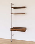 31" Desk Option + Shelves Add On