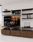 Customizable Media Unit for 50-65" TVs