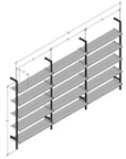 Modular Shelving Units - Aluminum Shelves