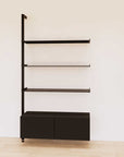 Retail Display Shelving with Base Cabinets
