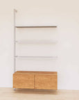 Retail Display Shelving with Base Cabinets