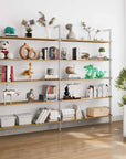 Aluminaire Wood Inspired Modular Shelving - PAL