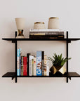 Wall Mounted Shelving Units - 2 Shelf Aluminum