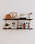 Wall Mounted Shelving Units - 2 Shelf Aluminum