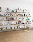 Aluminaire Wood Inspired Modular Shelving - PAL