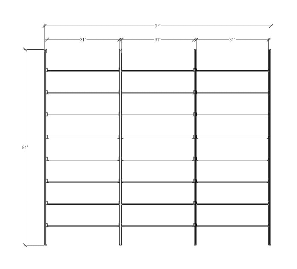 DVD Media Storage Shelving