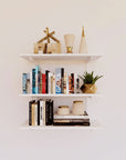 Wall Mounted Shelving Units - 3 Shelf Wood