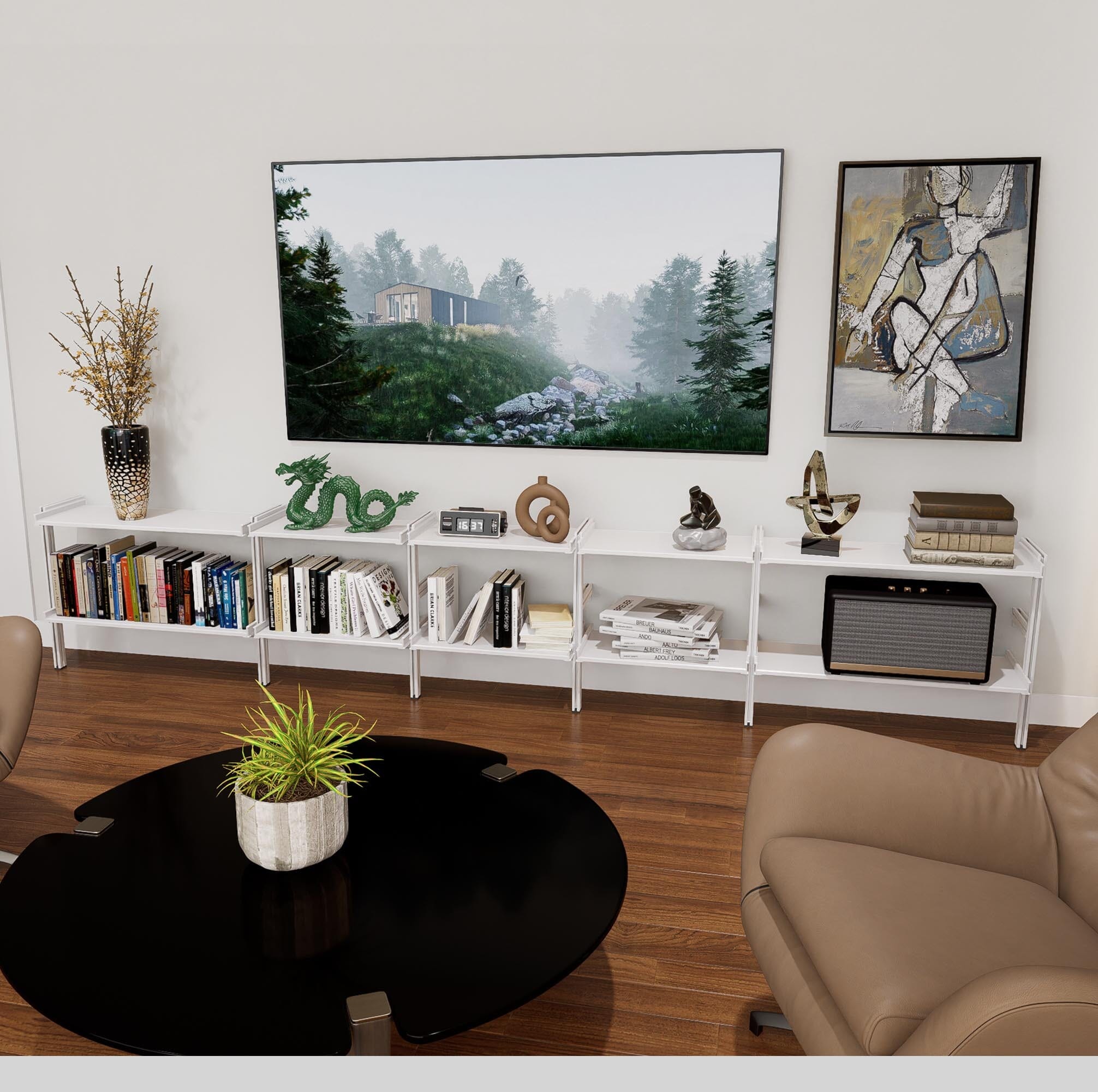 ModShelf Shorty Media & Book Shelving