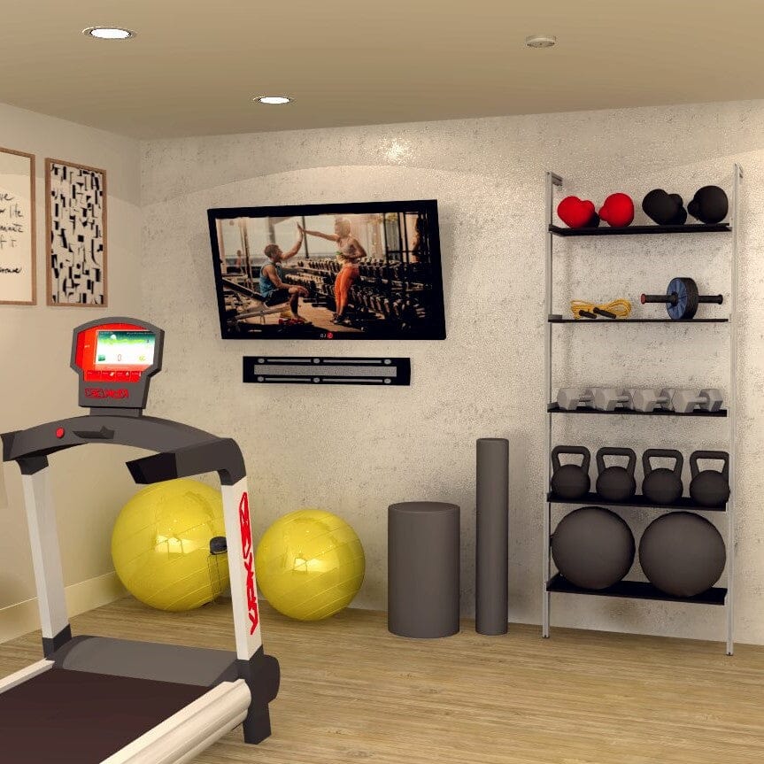 Basement Gym Storage Deluxe Home Fitness Kit Home Gym Storage