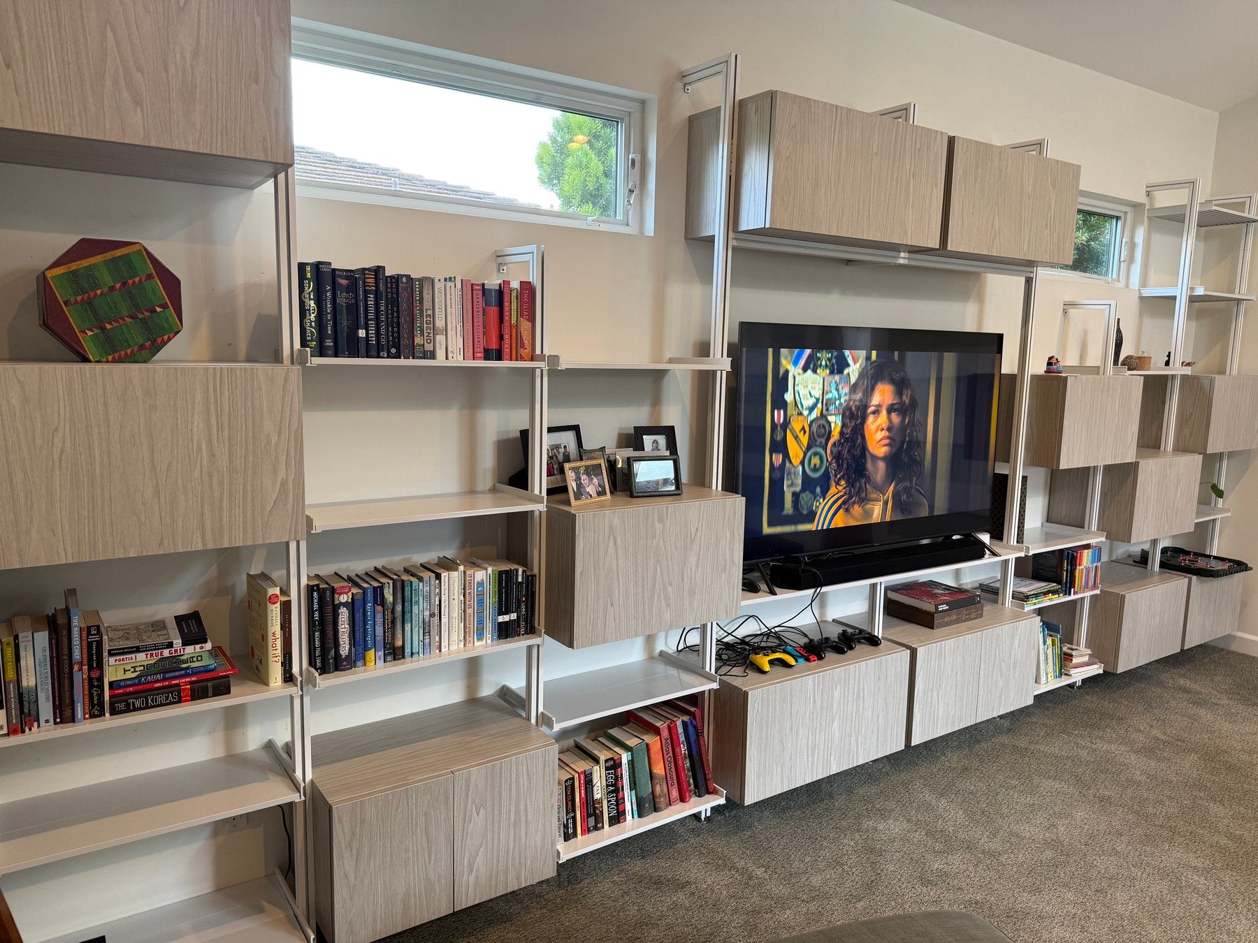 ModMod shelving in a media room
