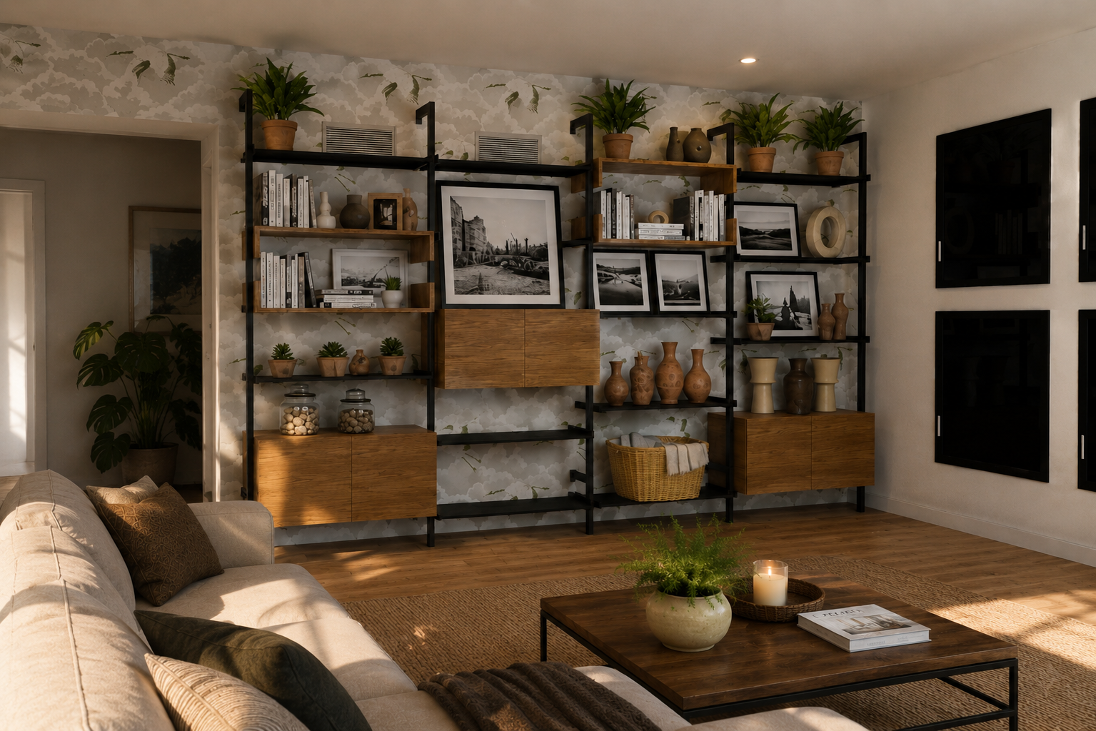 ModMod shelving in a styled commercial interior
