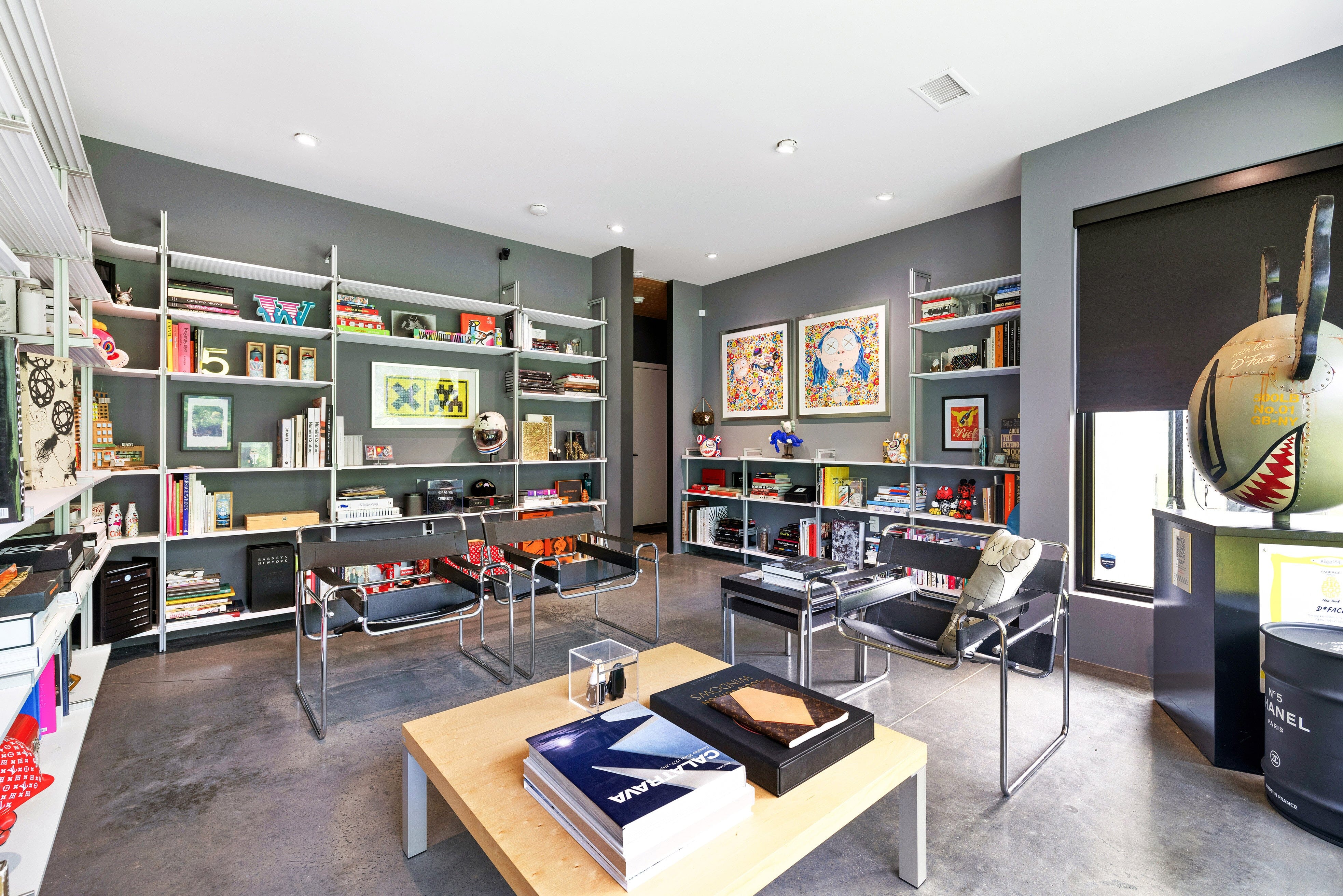 Renowned Designer Uses Modern Shelving Shelves to Complete His Dream Home