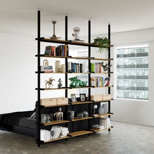 Lofty Ambitions: How a Texan Transformed His Space with Room-Dividing Shelves