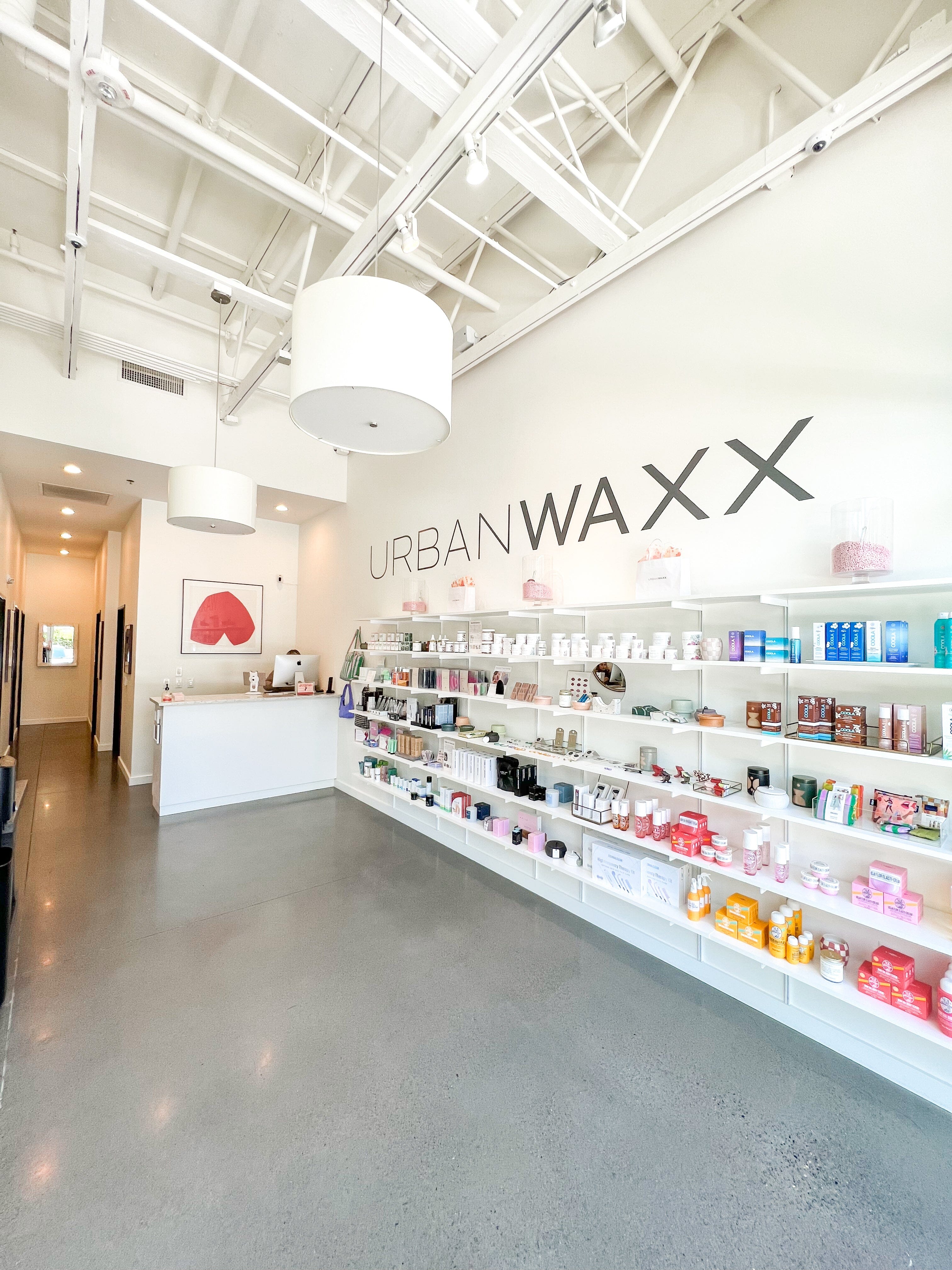 Urban Waxx Uses Shelves To Display Products in Nine Locations