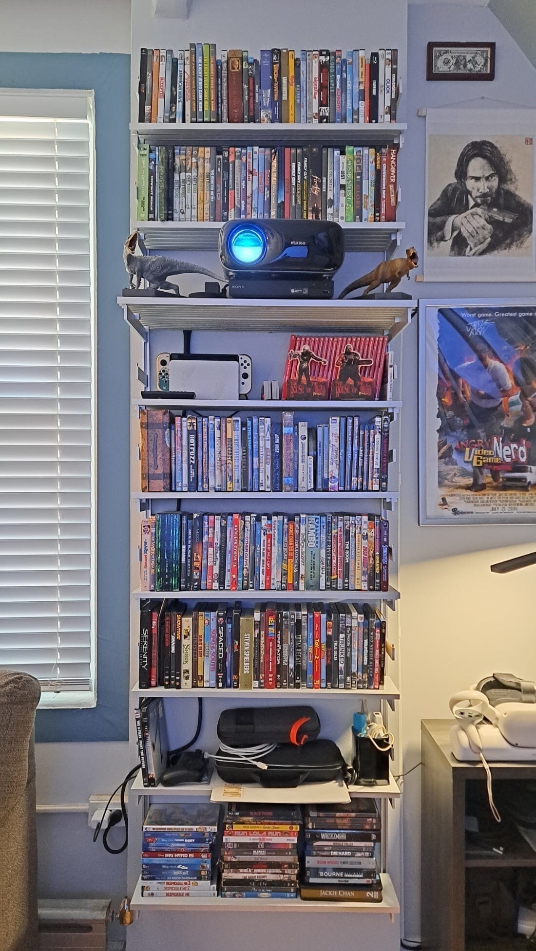 Small Space, Big Collection: Daniel Scarpati Creates DVD Display Syste ...
