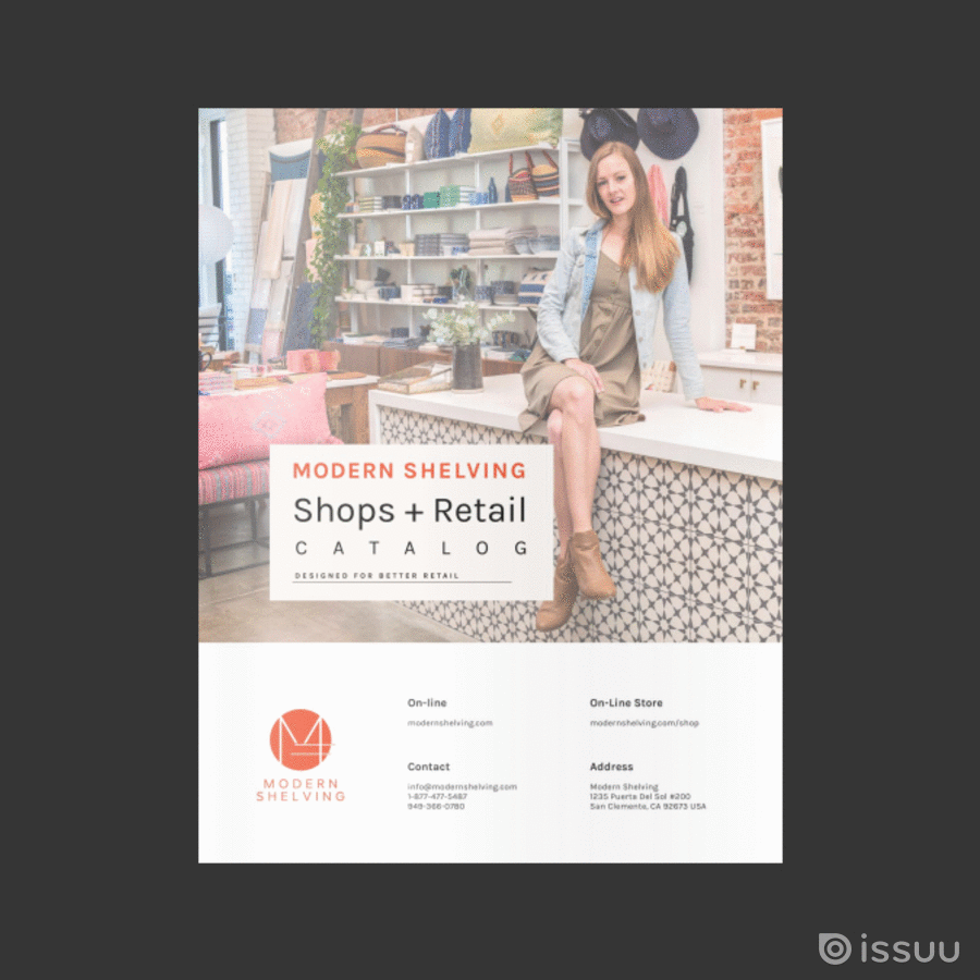 Modern Shelving Shops + Retail Catalog