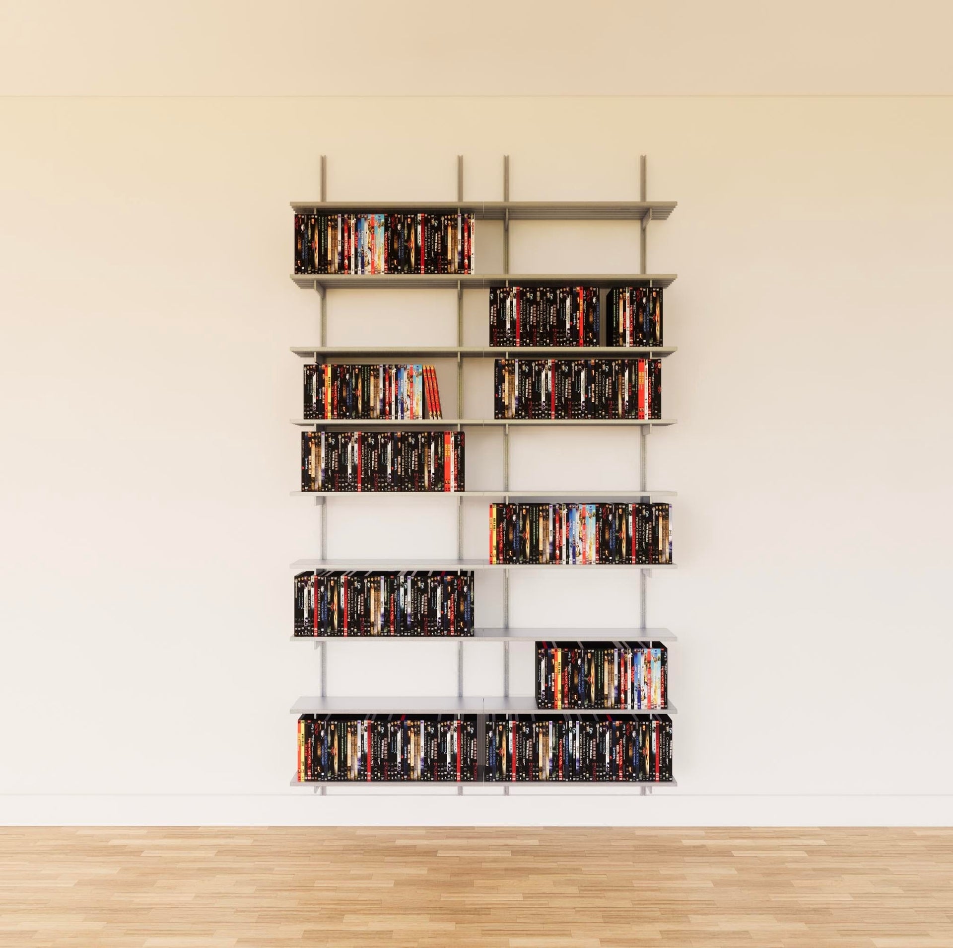 Wall Mounted DVD Storage Shelving – Modern Shelving