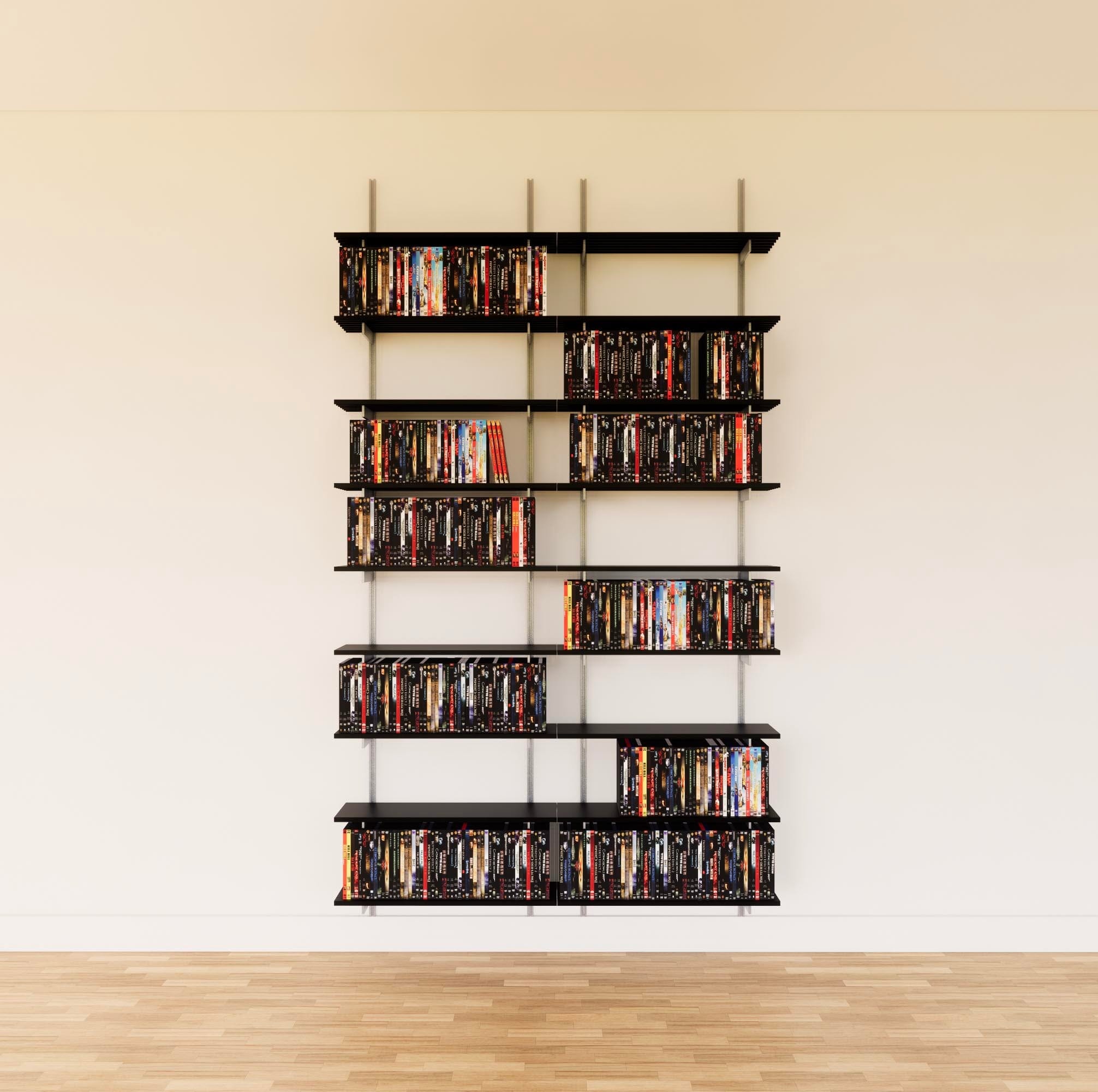 Wall Mounted DVD Storage Shelving