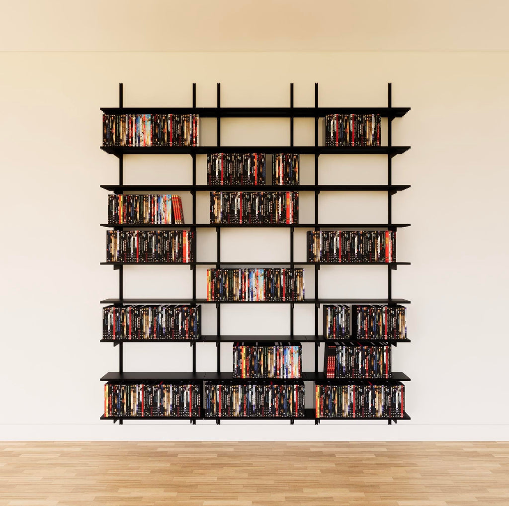Wall Mounted DVD Storage Shelving – Modern Shelving