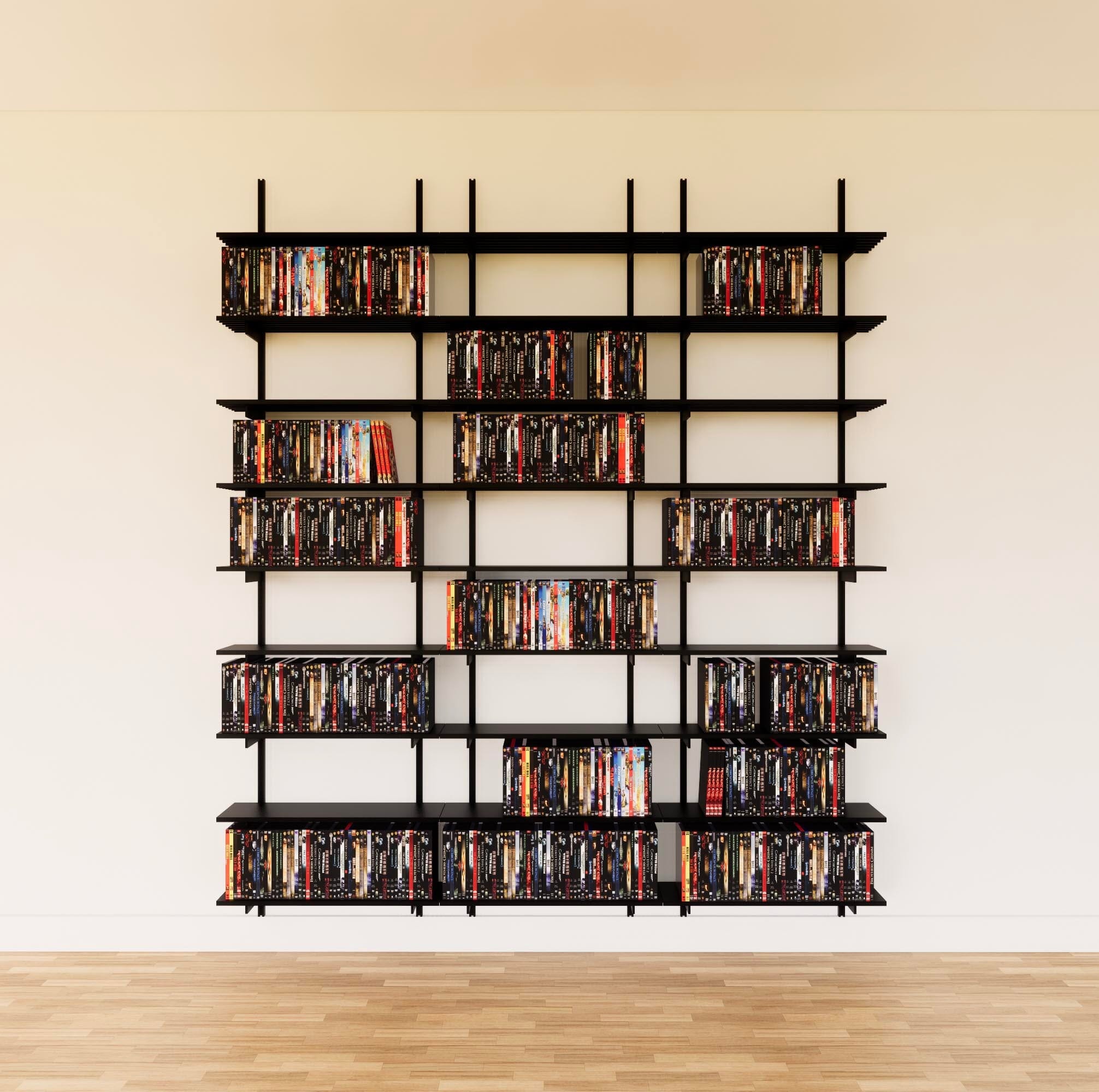 Wall Mounted DVD Storage Shelving