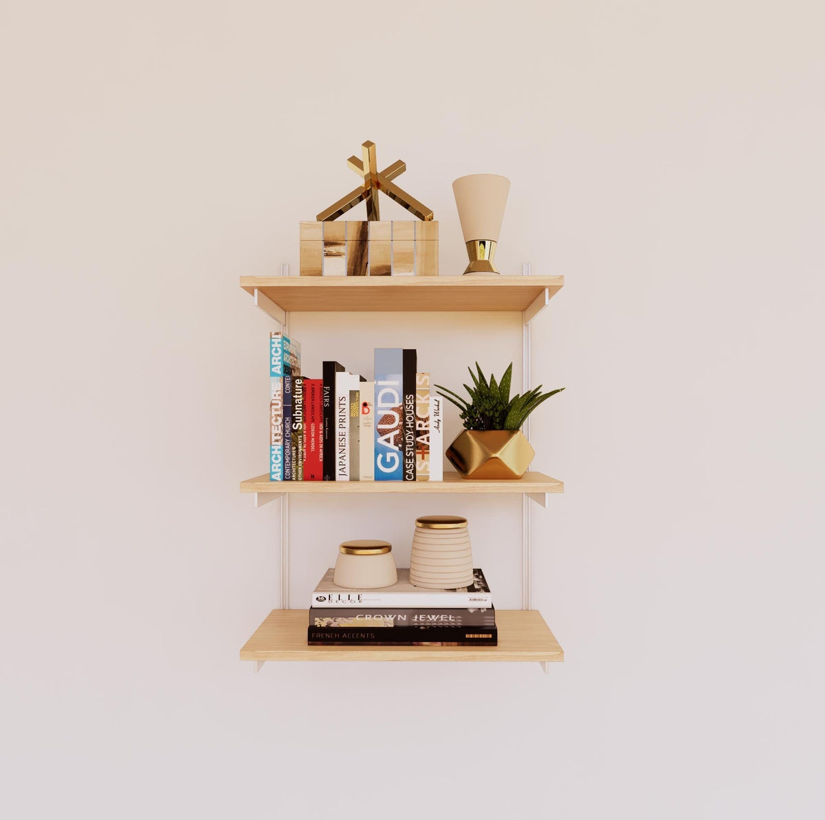 Photo inspiration: Gallery Detail: Wall Mounted Shelving Units 3 Shelf Wood