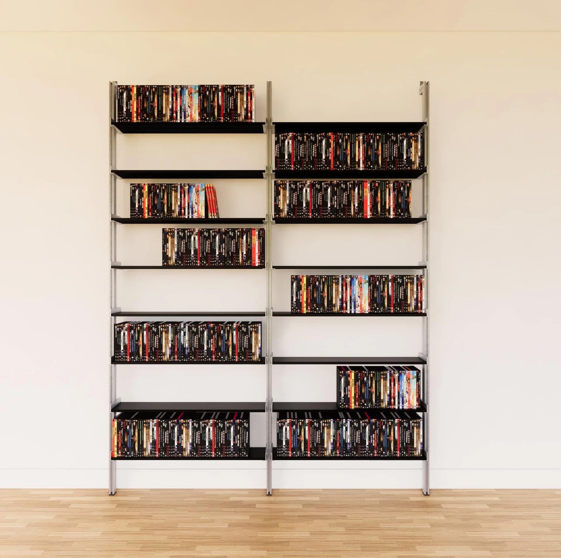 DVD Media Storage Shelves