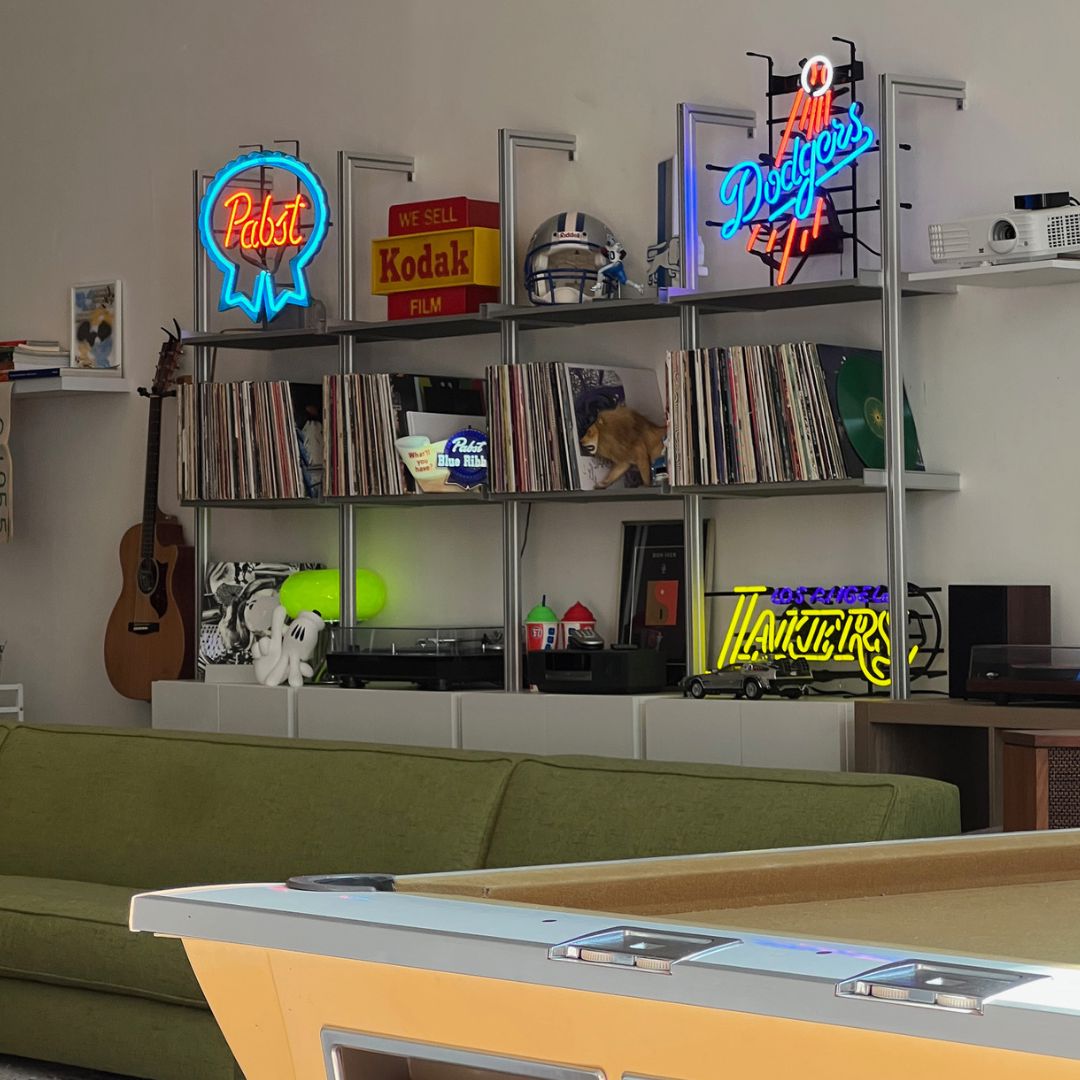 Modular Shelving Units - Aluminum Shelves and Wood Cabinets