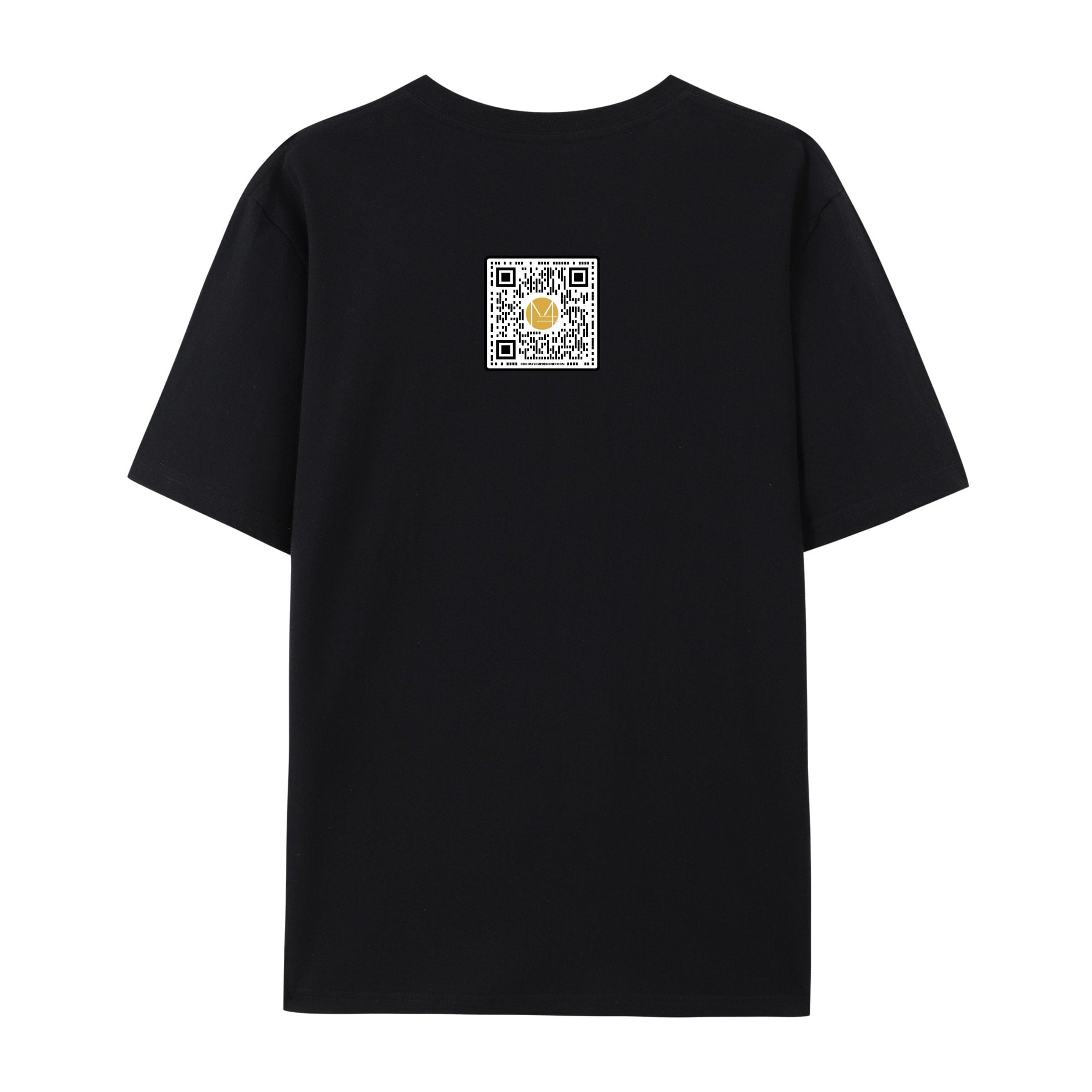 Black Modern Shelving graphic T-shirt with Modern Shelving M Style “Love Your Shelf” Tee design, shown in product image.