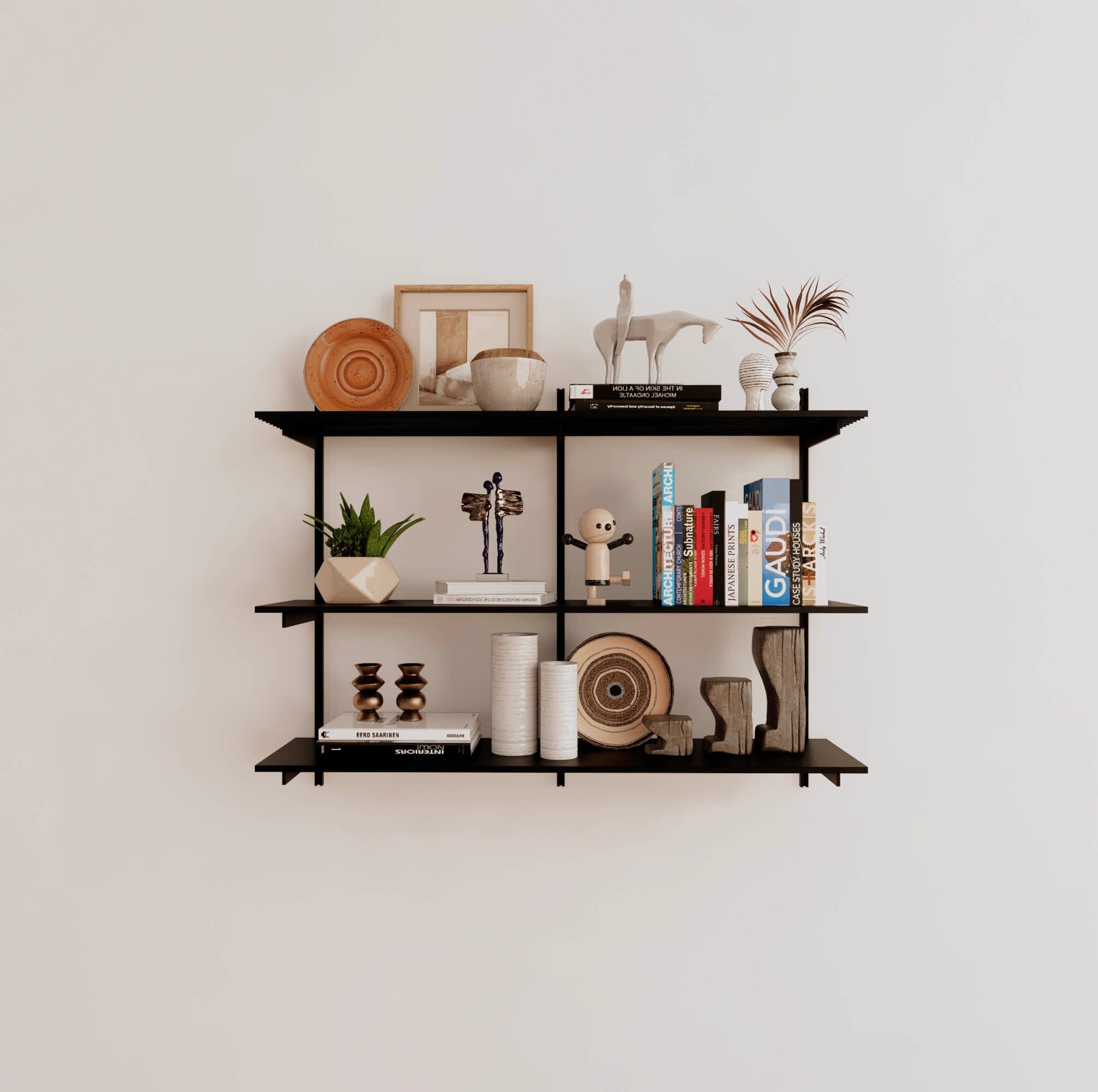 Wall Mounted Shelving Units - 3 Shelf Aluminum