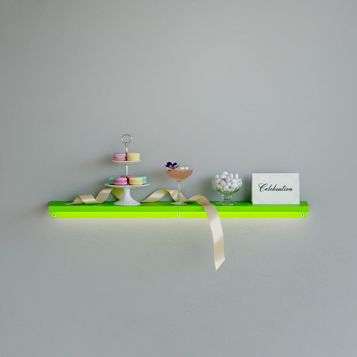 ModShelf™ Mini 24×6 Floating Aluminum Shelf