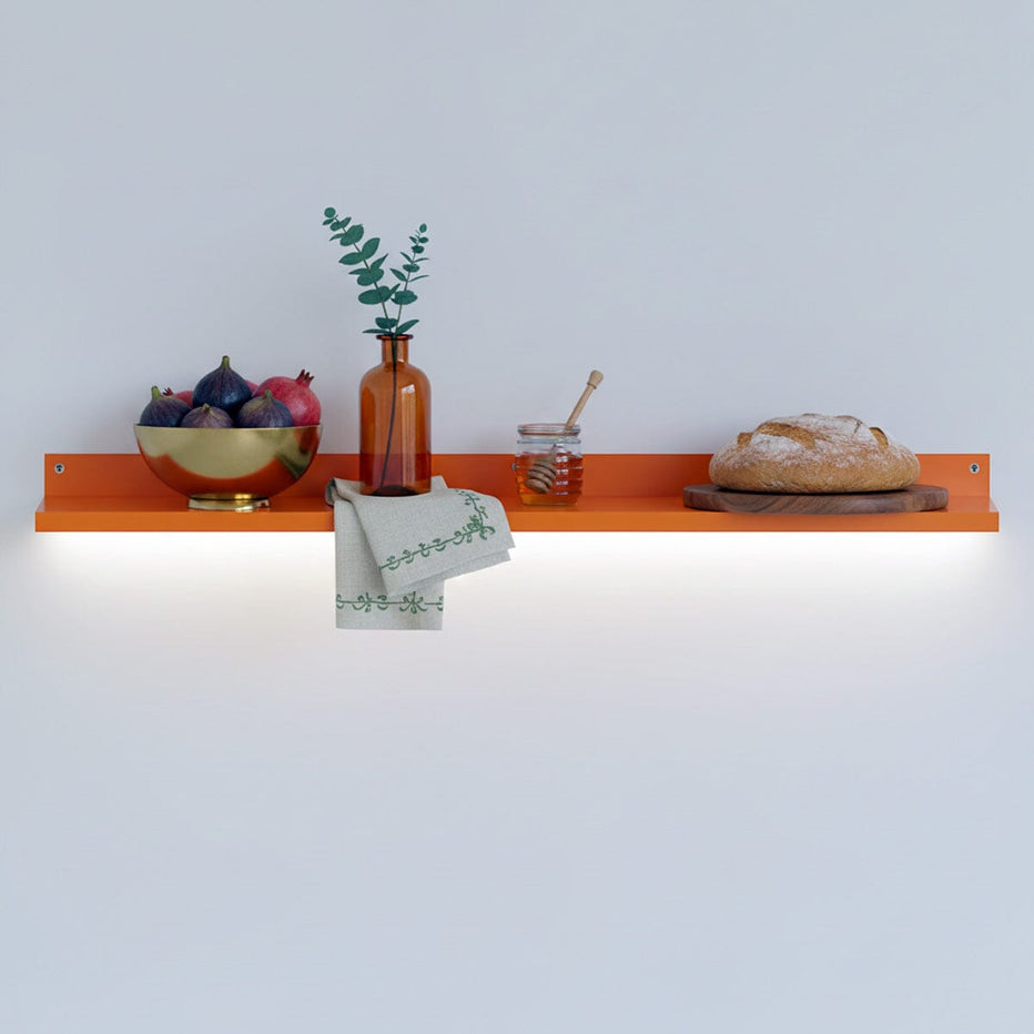 ModShelf™ Mini 24×6 Floating Aluminum Shelf – Modern Shelving