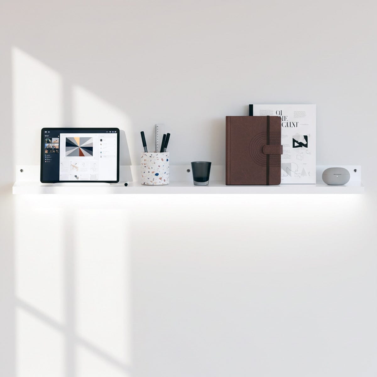 ModShelf™ Mini 24×6 Floating Aluminum Shelf