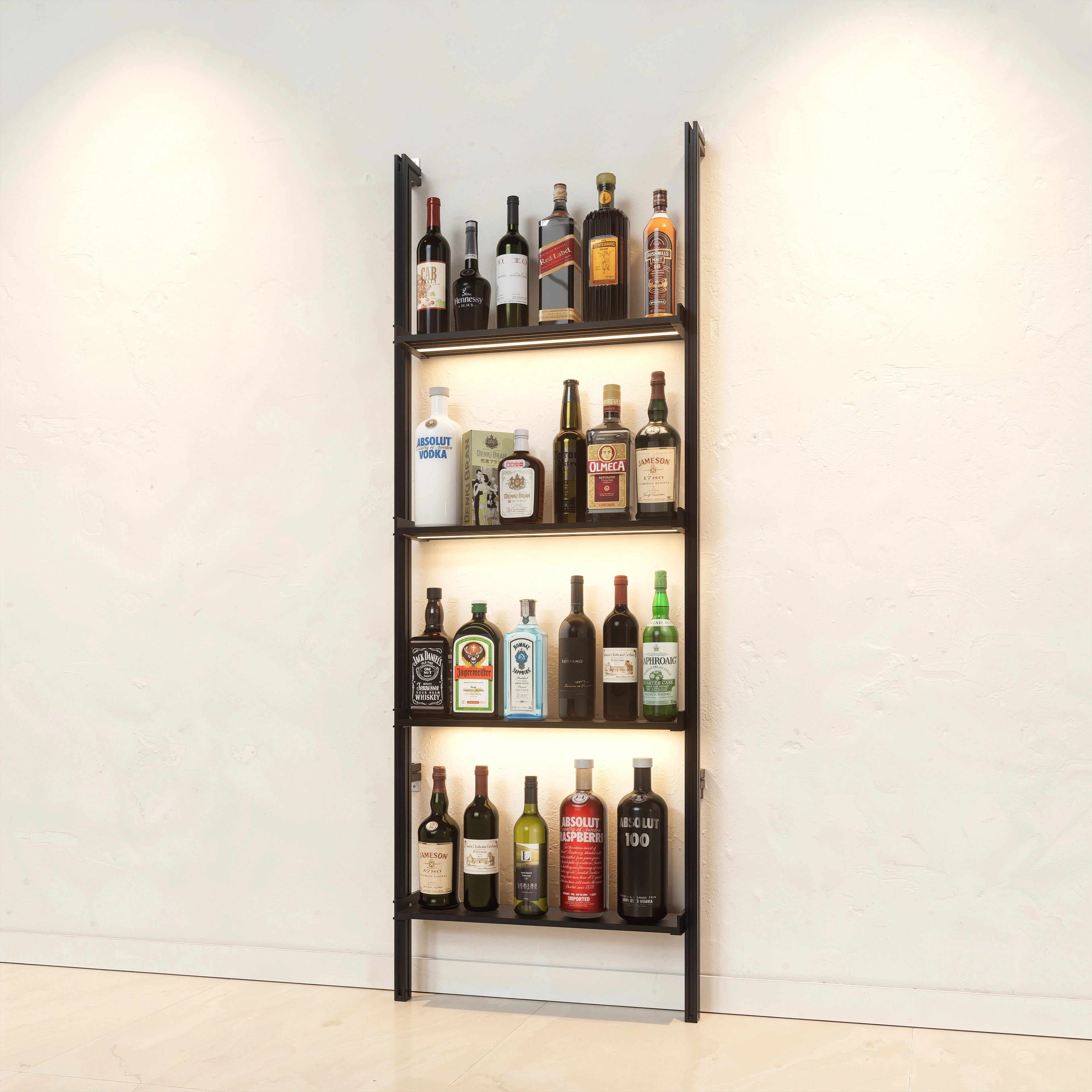 Bottle Display Shelves