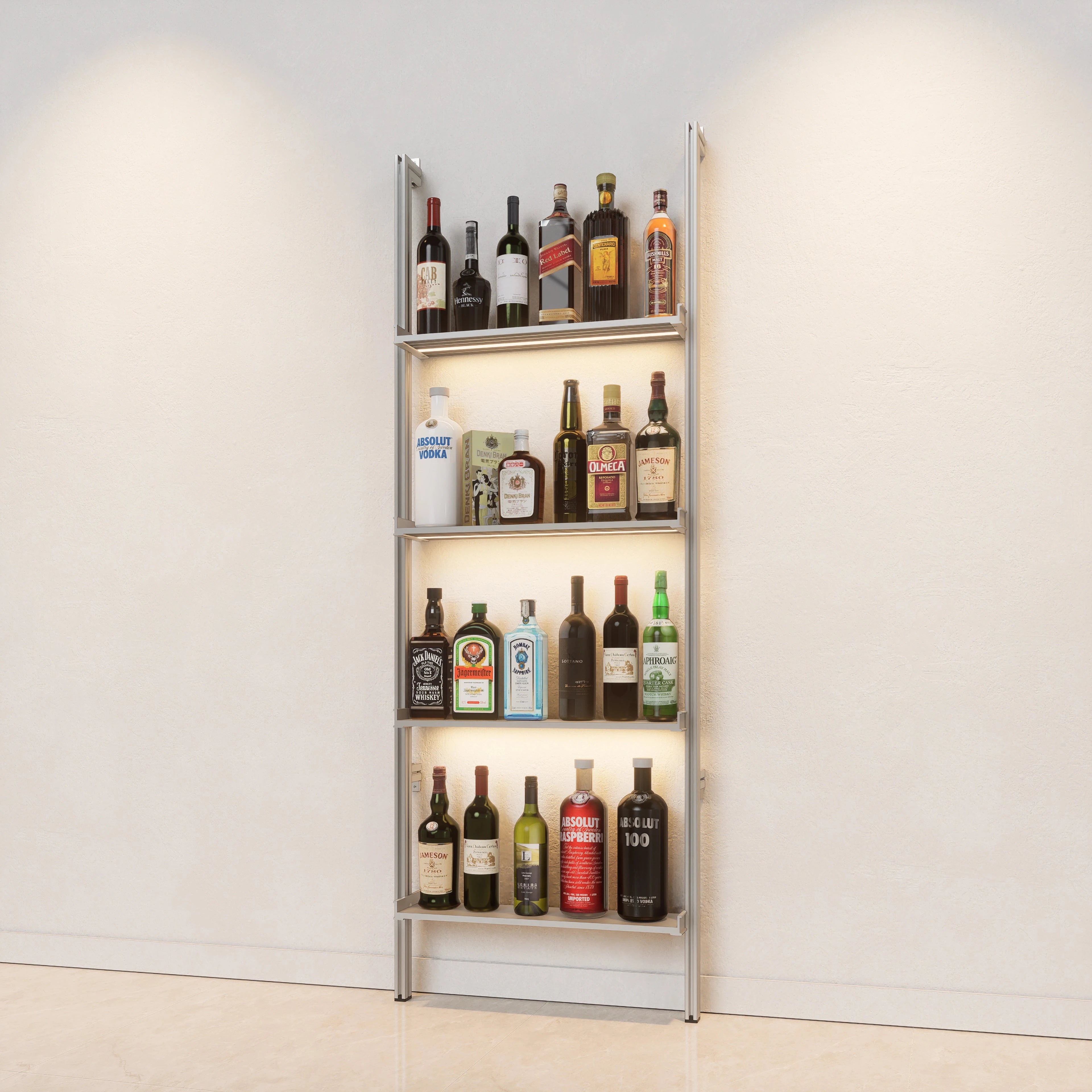 Bottle Display Shelves