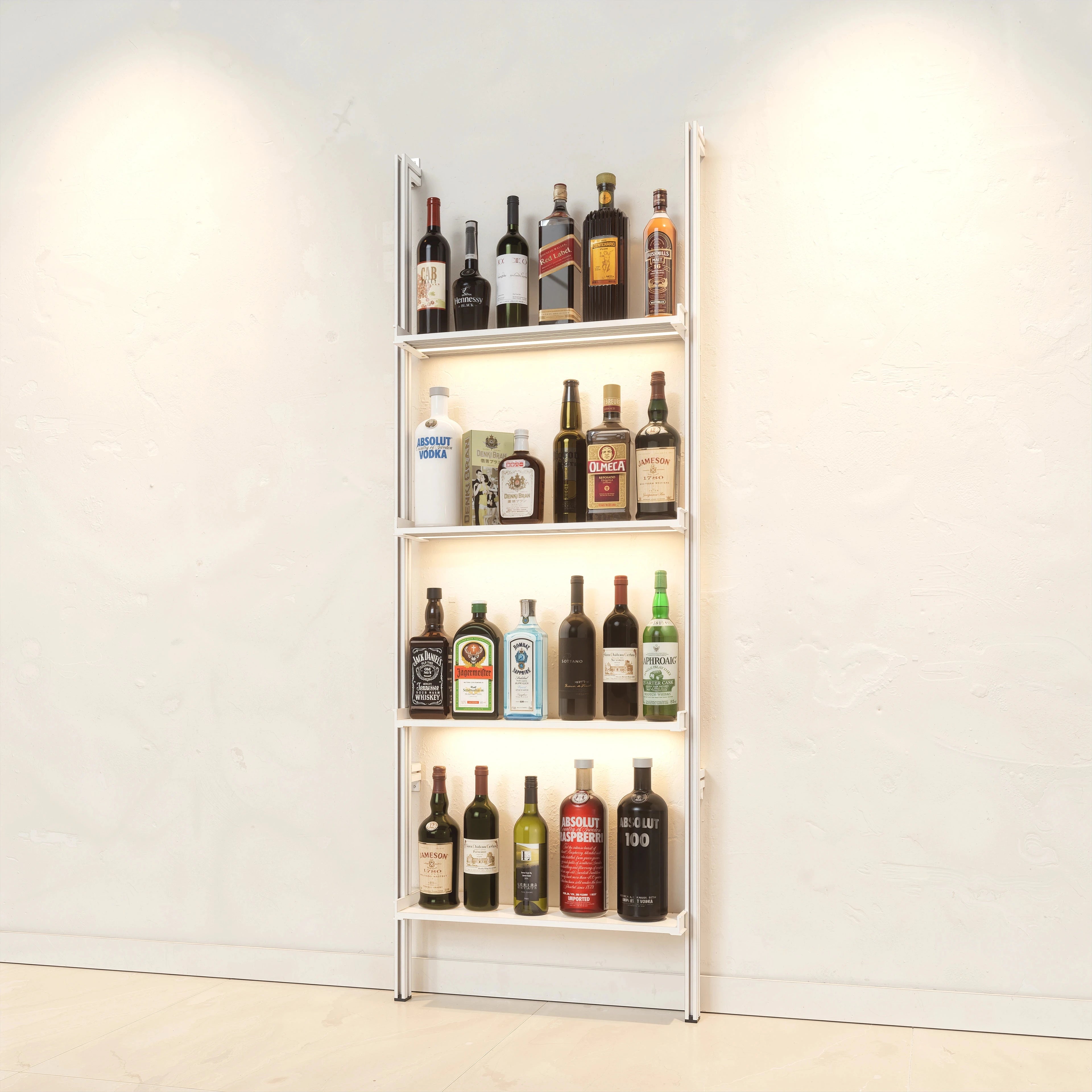 Bottle Display Shelves