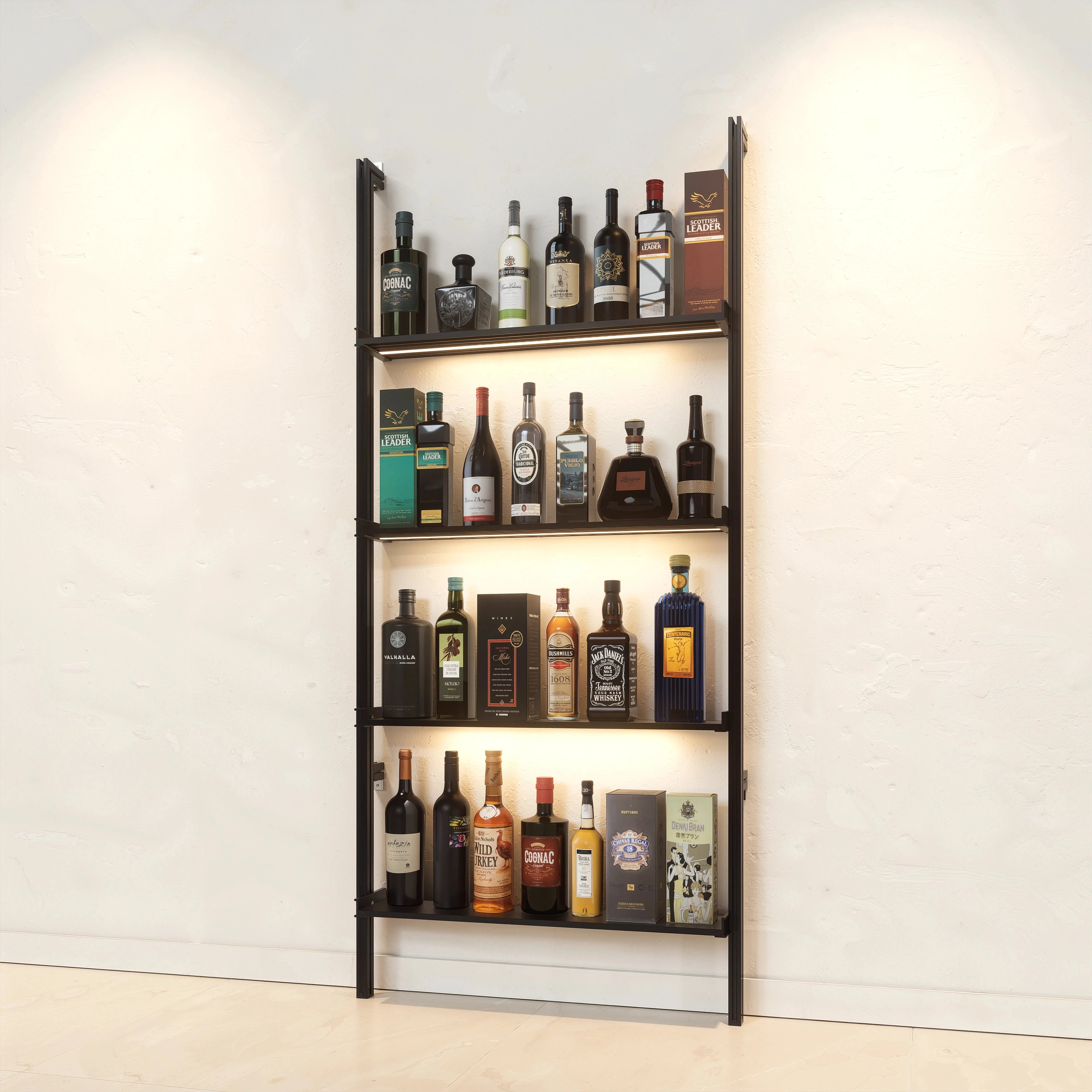 Bottle Display Shelves