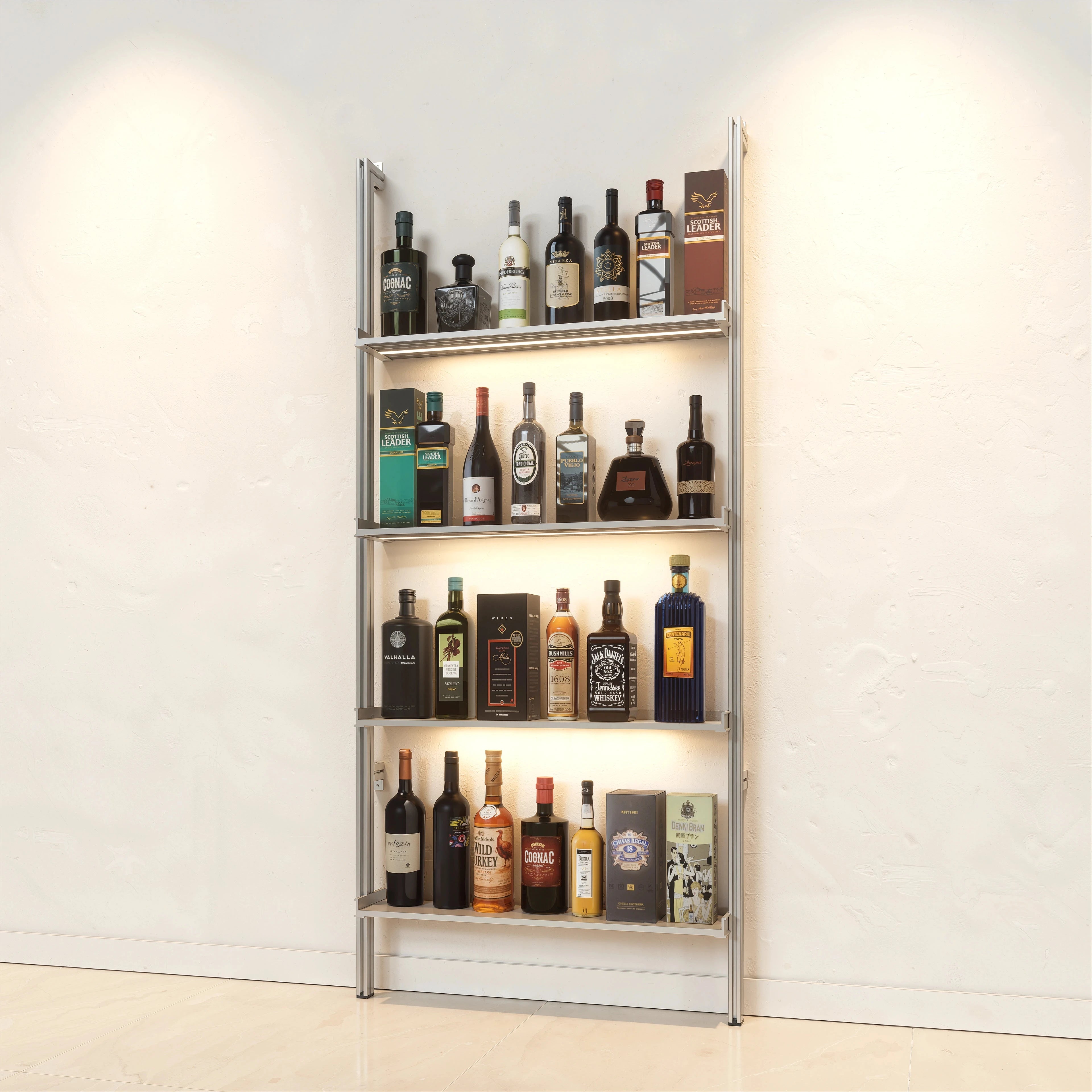 Bottle Display Shelves