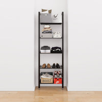 Adjustable Aluminum Closet Shelving – 5 Shelf System