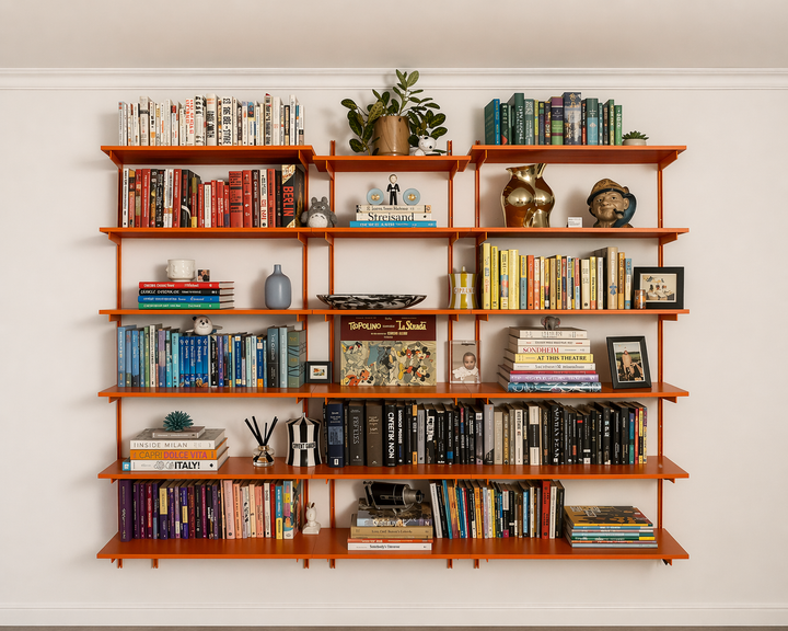 Wall mounted shelving