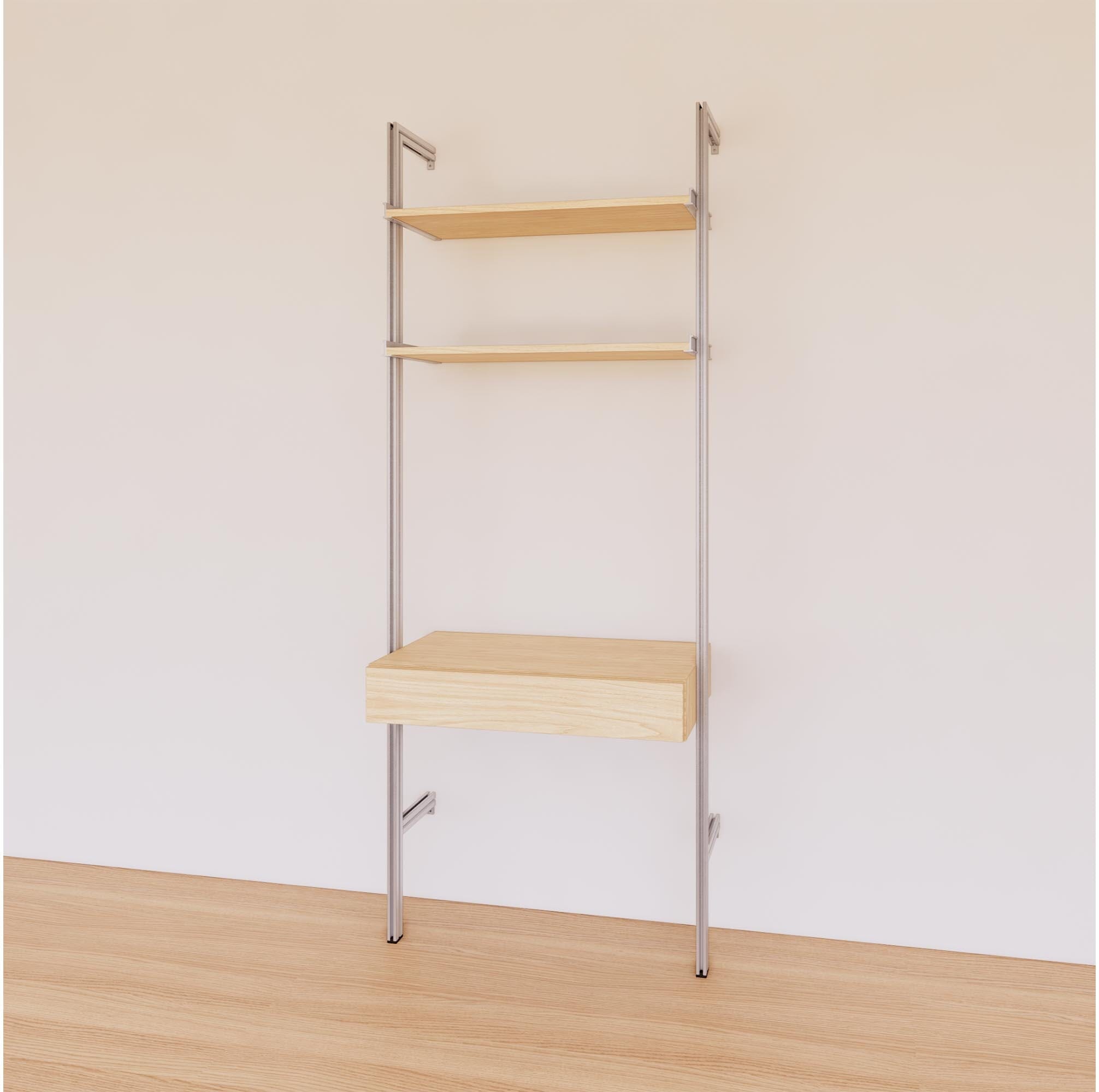 31&quot; Desk Option with Shelves